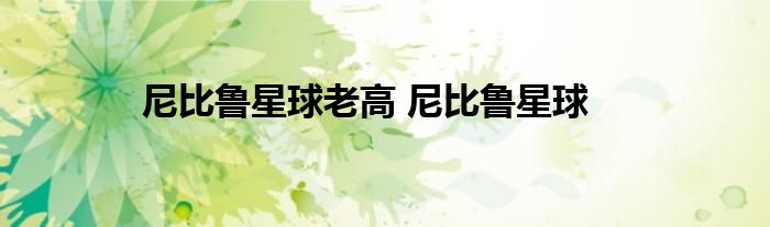 尼比鲁星球老高 尼比鲁星球